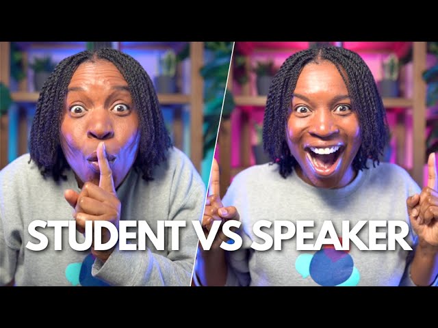 Video: STOP Being an English Student (Start Being a SPEAKER)