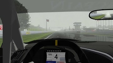 [rFactor2] Audi R8 Ultra @ Tor Poznań [rain 100%]