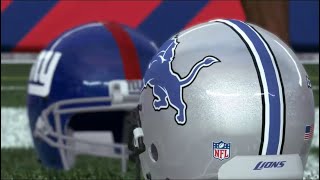Madden 17 : Detroit Lions vs New York Giants (2016 Week 15)