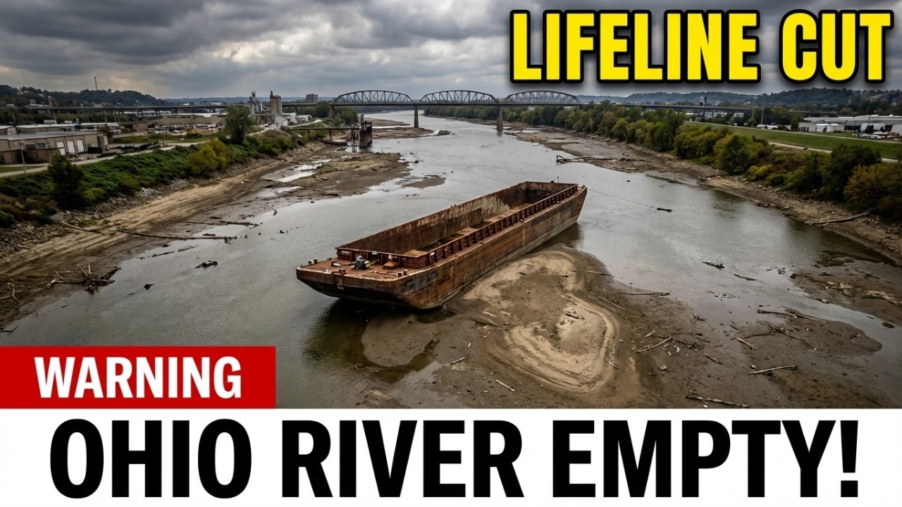 Ohio River COLLAPSES to 8% — Mississippi's LIFELINE Provides 50%, NOW Delivers NOTHING