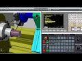 Macro CNC Simulator –Turning Operation Fanuc Lathe Machining Simulation #simulation #fanuc #turning
