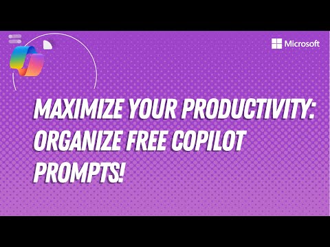 Maximize your productivity: Organize free Copilot prompts!