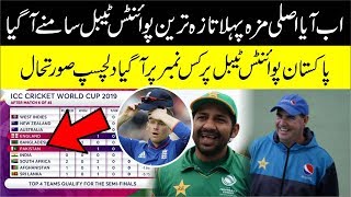 Latest Points Table | Icc World Cup 2019 || Which Position Pakistan Team Hold In Points Table?