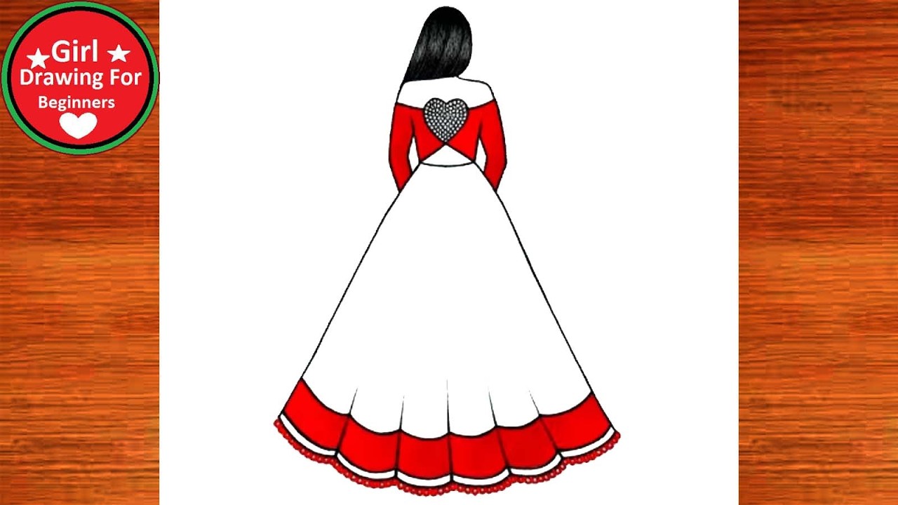 How to draw girl drawing step by step // Girl drawing for beginners ||