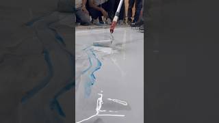 Metallic epoxy flooring |workshop| Epoxy Training India | No-1 Epoxy Training |epoxy master