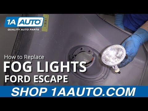 How to Replace Fog Lights 07-12 Ford Escape