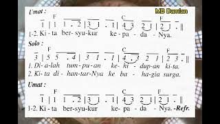 Madah Bakti 738, Paskah Tuhan, Gaya Flores Ngada