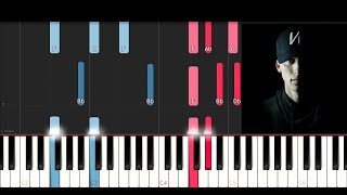 Nf - Let You Down (Intermediate Piano Tutorial)