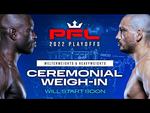 2022 PFL Playoffs: Cardiff, Wales | Ceremonial Weigh Ins