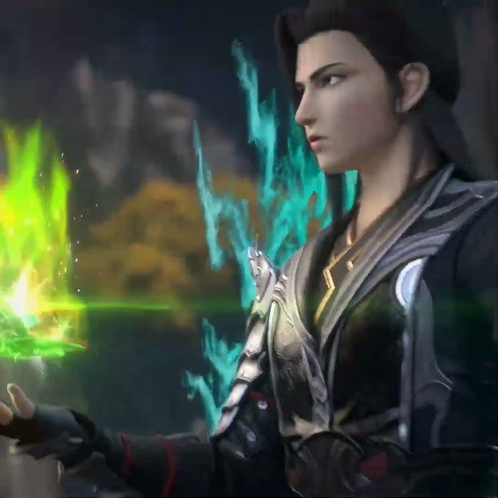 Xiao Yan vs Han Feng | Han Feng ran away after seeing Xiao Yan's Angry Buddha Lotus Flame #btth
