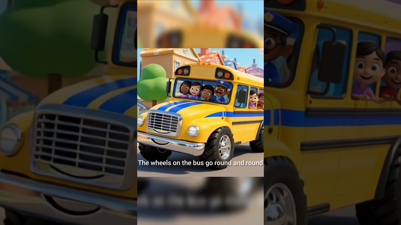 Wheels on the Bus | Tiny Tales Kids Animation 