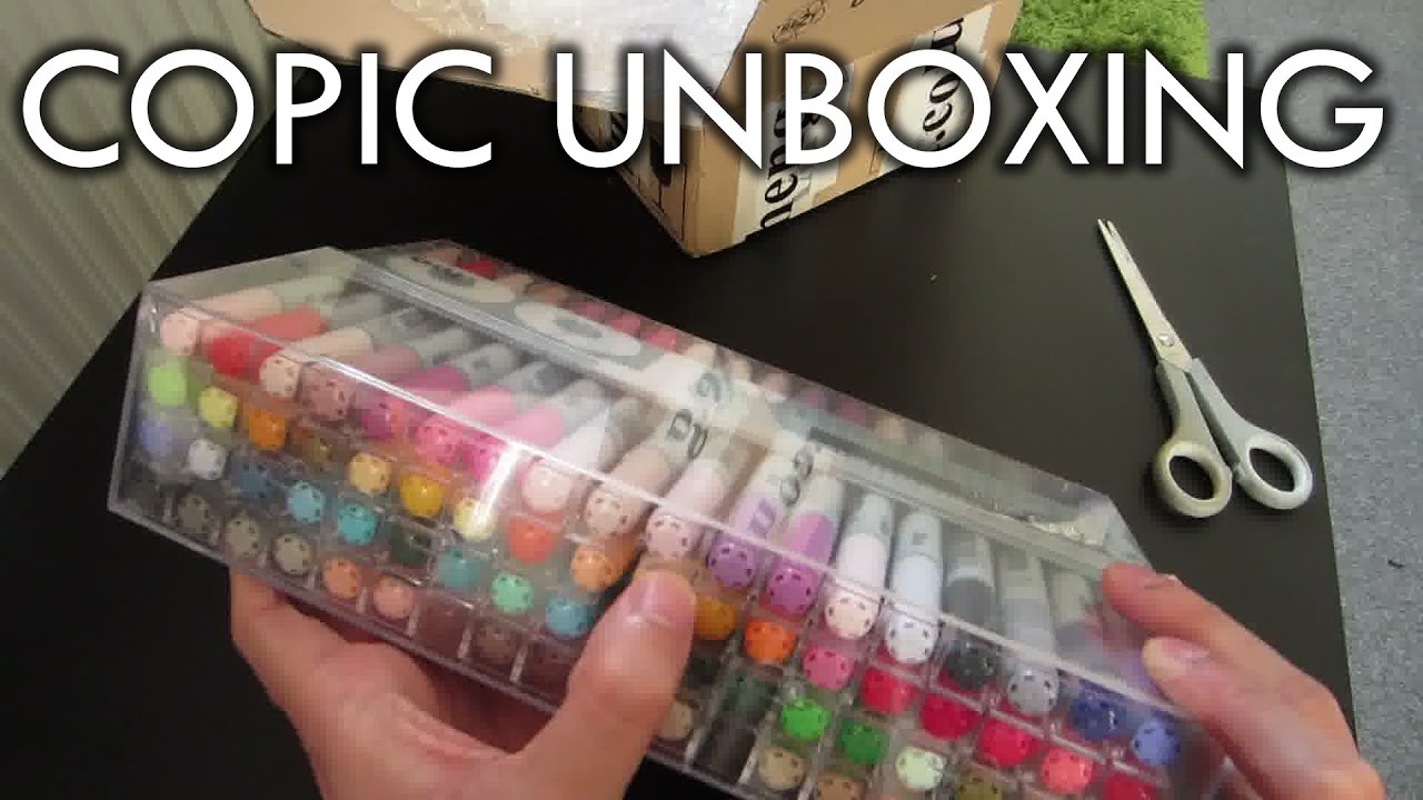 Copic Ciao 72 Set B Unboxing