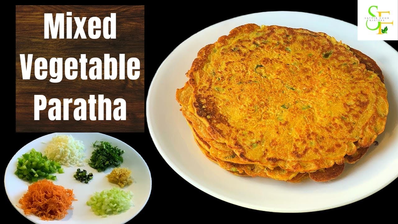 Instant Mixed Vegetable Paratha With Liquid Dough/Ideal Healthy ...