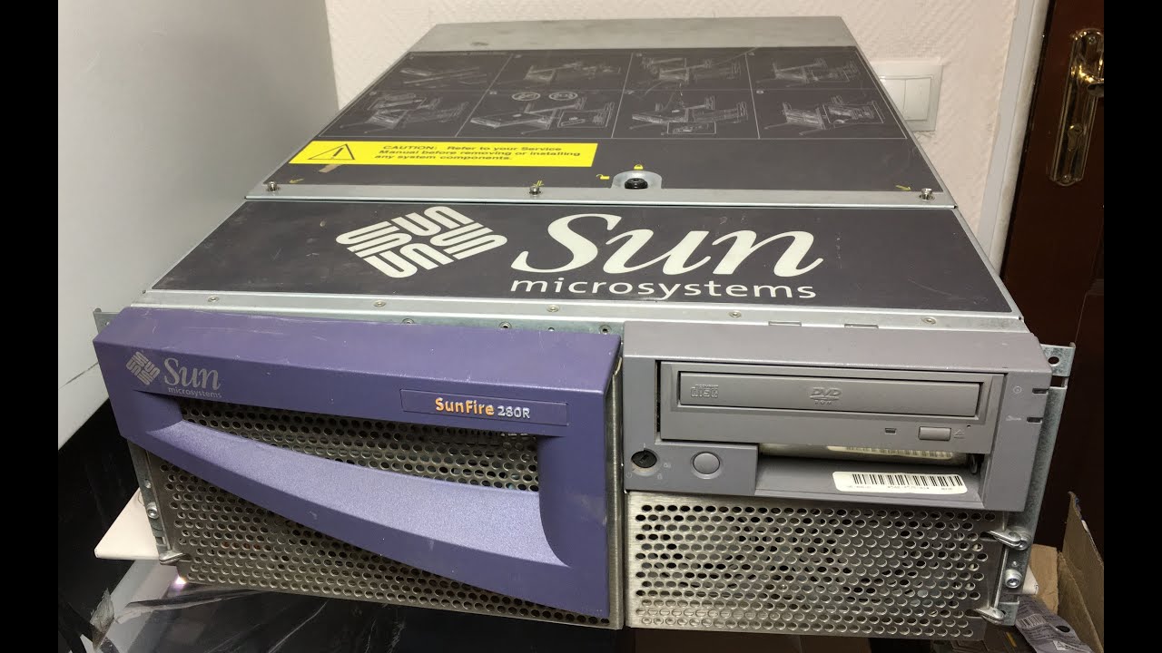 [БО] 32 Sun Fire 280R (Sun Blade 1000) UltraSPARC III YouTube