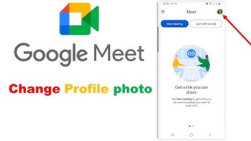 How to change profile picture in Google Meet app