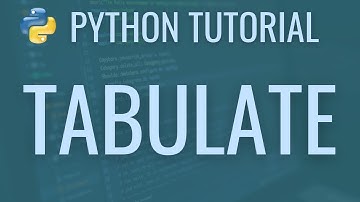 Python: Tabulate Library | iCodingTamil