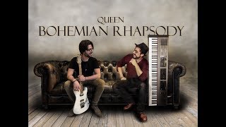 Video thumbnail of "Bohemian Rhapsody (Queen) Guitar & Piano Cover by Tanguy Kerleroux feat. Galagomusic"