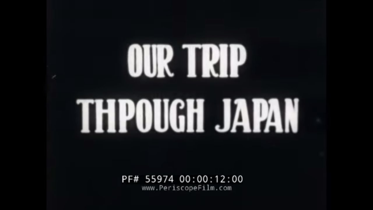 1930s JAPAN TRAVELOGUE MOVIE TOKYO IMPERIAL HOTEL LAKE CHUZENJI
