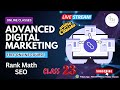 Rank Math SEO l SEO l Class 23 Advance Digital Marketing Course l GDMA l Online Classes