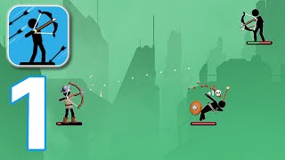 The Archers 2 - Gameplay Walkthrough Part 1 - Tutorial Campaign Level 1-8 (iOS,Android) screenshot 2