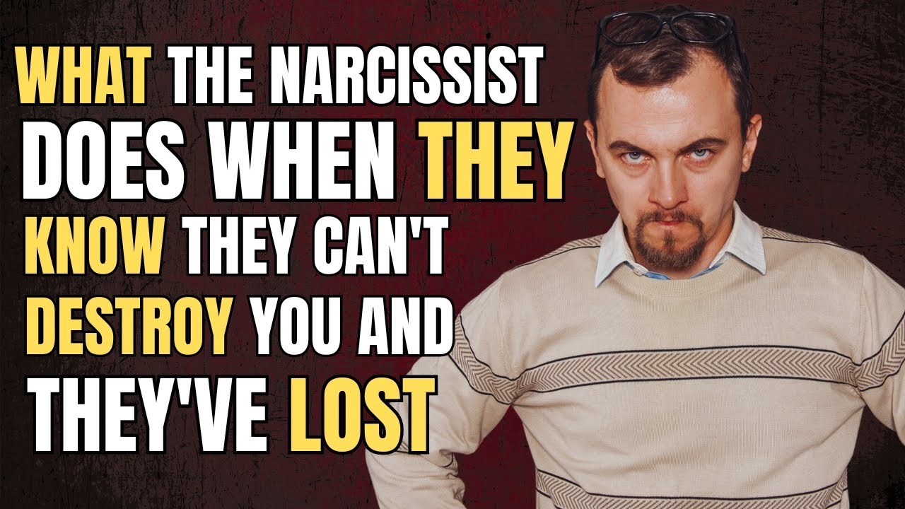 What the Narcissist Does When They Know They Can't Destroy You And They ...