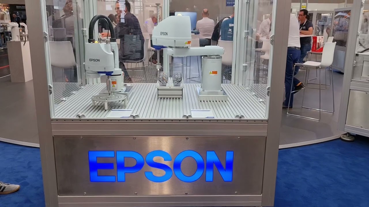 Noii roboti scara GX4 si GX8 de la EPSON. The new GX4 and GX8 scara robots from EPSON