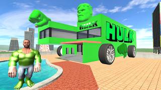 Franklin Change House to Hulk Bus in Indian Bike Driving 3D screenshot 3