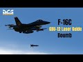 ฝึกใช้เครื่อง F-16C ทิ้งระเบิด GBU-12 laser guide bomb | DCS World