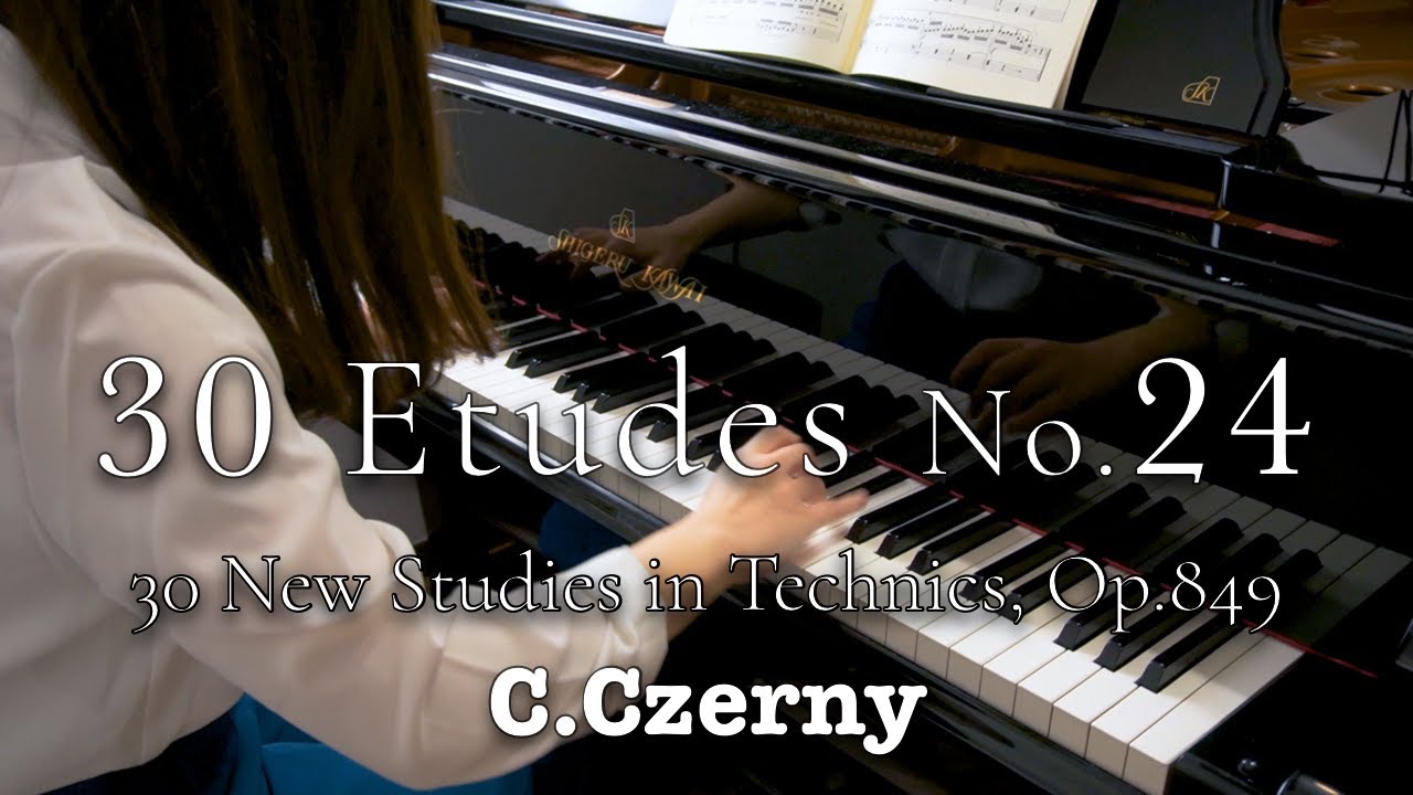 Czerny op.849, No.24, from 30 New Studies in Technics - YouTube