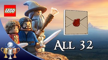 LEGO The Hobbit - All Mithril Design Schematics - Red Brick Quest Items