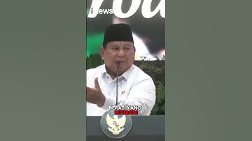 Prabowo Singgung Beras Premium Oplosan, Prabowo: Ini Pidana, Serakah! #shorts
