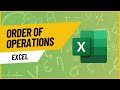 إزاي إكسيل بيحسب المعادلات؟ | Order of Operations in Excel | Excel Formulas