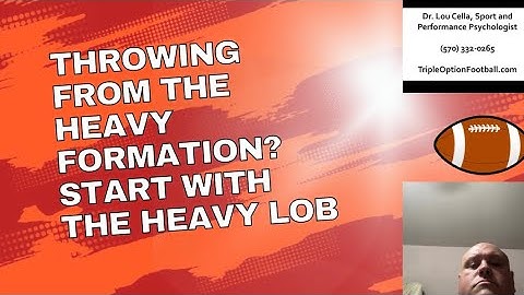 Interested in THROWING from the Heavy Formation?  Heavy Lob is a Good Start