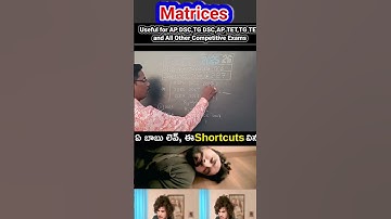 ECET- 2025 || Most IMP Questions || Matrices|| Trick #227 #viral || Must Watch Video