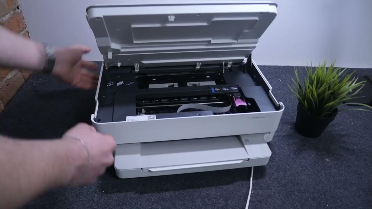 How to Remove jammed paper on HP Envy 60000 series printer / Fix jammed