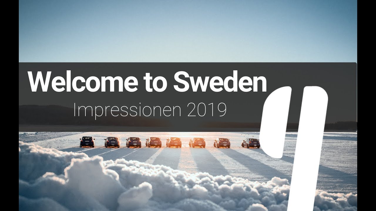 quer ist mehr Winter Drift Training Schweden