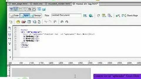 What is a nested Div Tag