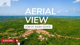 Drone footage of Lion of Judah Estate | Building in Ghana