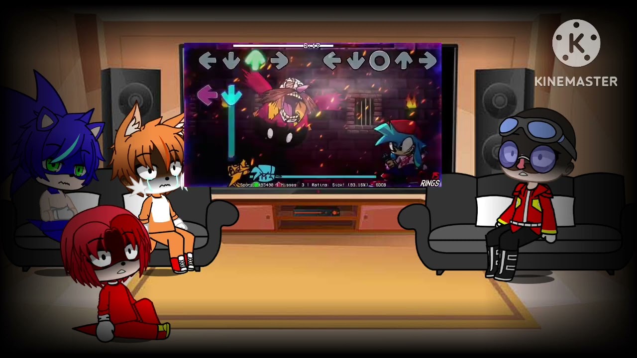 Sonic hero’s + eggman react to triple trouble encore