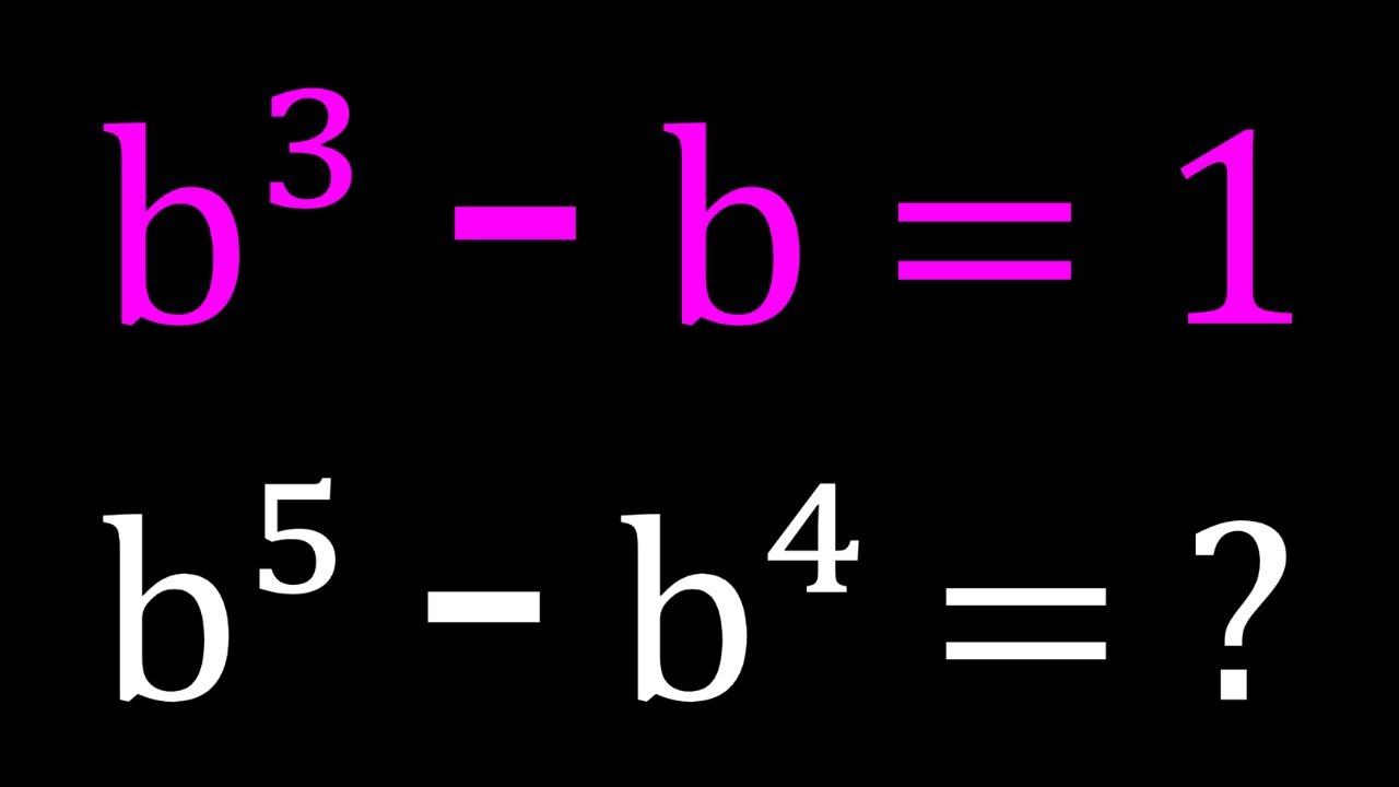 Evaluating A Nice Polynomial | Math Olympiads - YouTube