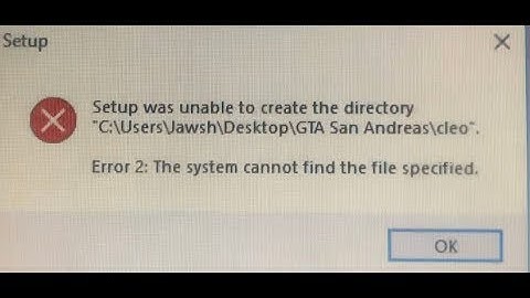 Fix! Setup was unable to create the directory Error: 2 Windows 10