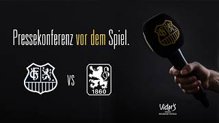 1. FC Saarbrücken - TSV 1860 München - Pressekonferenz vor dem Spiel