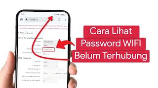 How to View WIFI Password that has never been Connected