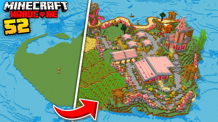 Saya Membangun Pulau Survival Terbaik di Minecraft Hardcore