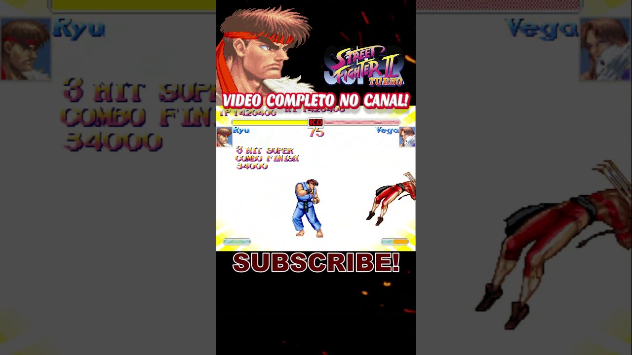 Super Street Fighter 2 Turbo-(RYU vs VEGA) 