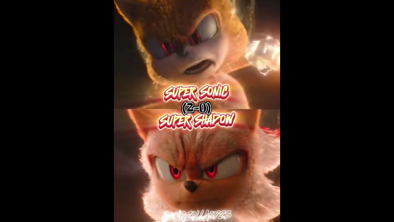 Super Sonic & Super Shadow (STH) Vs Godzilla & Kong (GXK)