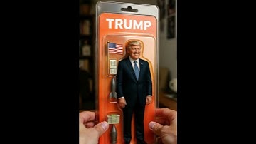 Trump Collectible Action Figure Reveal 🇺🇸🔥#ai #shortvideo #chatgpt #trump #usa #iran #war #fyp