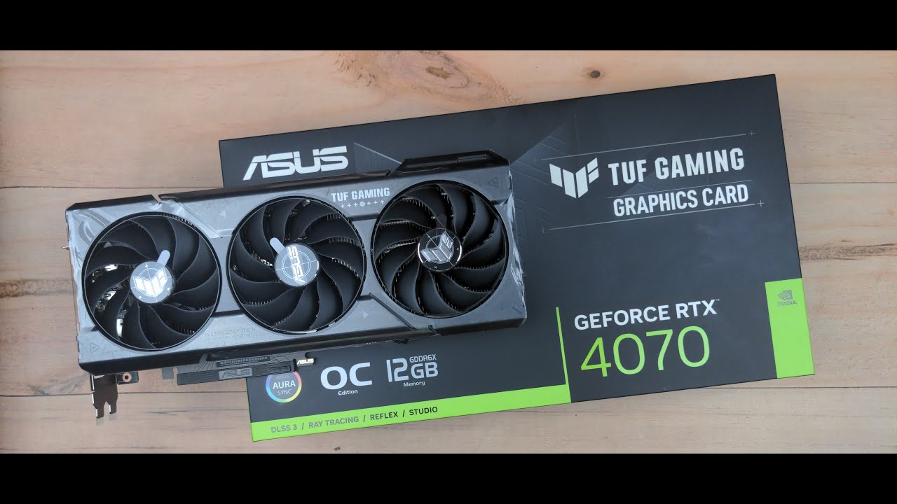 ASUS TUF Gaming RTX 4070 12GB GDDR6X OC 🎯 Graphics Card Unboxing