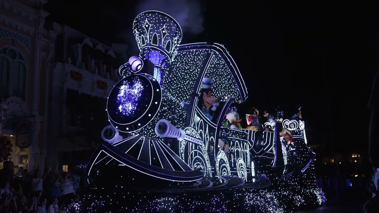 4K Disney Starlight Dream the Night Away Parade Magic Kingdom 2025