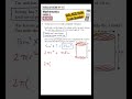 GCSE Maths Higher - Daily Exam Question - Day 10 (Surface Area of Cylinders)